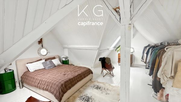 Proche Honfleur maison de maître à vendre 232 m², 5 chambres, jardin clos et arboré de 1 539 m²