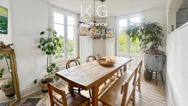 Proche Honfleur maison de maître à vendre 232 m², 5 chambres, jardin clos et arboré de 1 539 m²