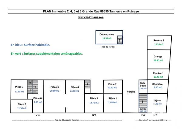 Immeuble à vendre 657 m² Tannerre-en-Puisaye