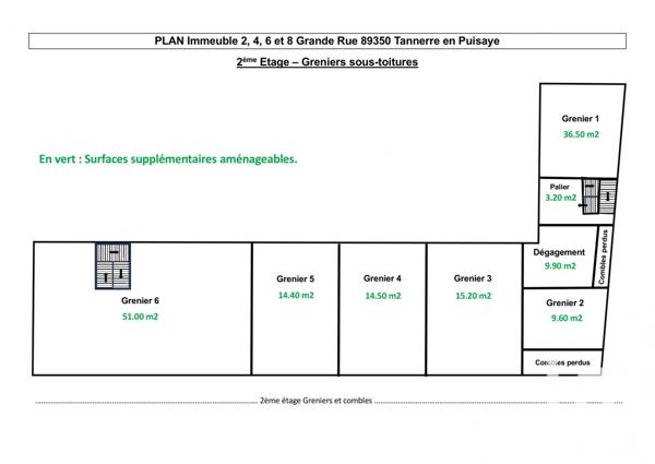 Immeuble à vendre 657 m² Tannerre-en-Puisaye