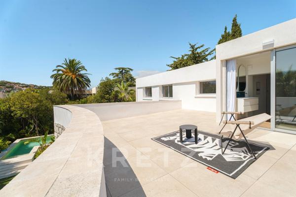 Villa californienne rénovée plages et port à pied
