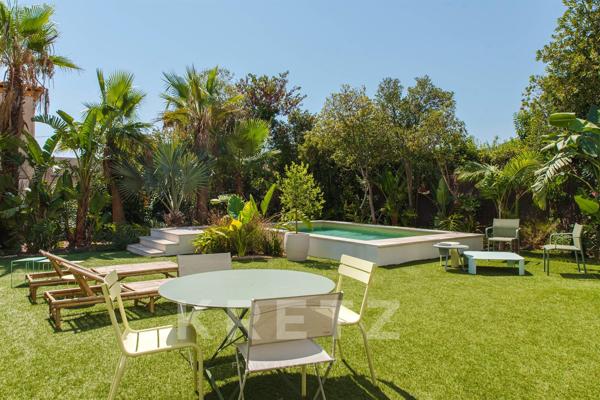 Villa californienne rénovée plages et port à pied