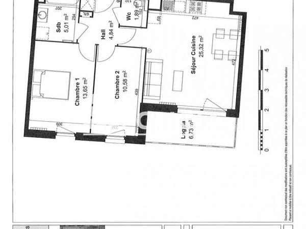 Location Appartement 3 pièces 61.29 m² - RESIDENCE WHITE PARK Arras 62000