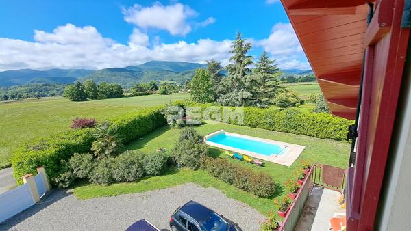 Prat-Bonrepaux (09160) MAISON FAMILIALE AVEC PISCINE - VUE PANORAMIQUE - Parc Ariegeois