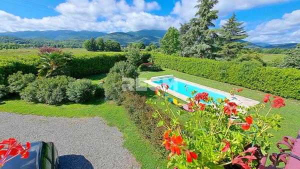 Prat-Bonrepaux (09160) MAISON FAMILIALE AVEC PISCINE - VUE PANORAMIQUE - Parc Ariegeois