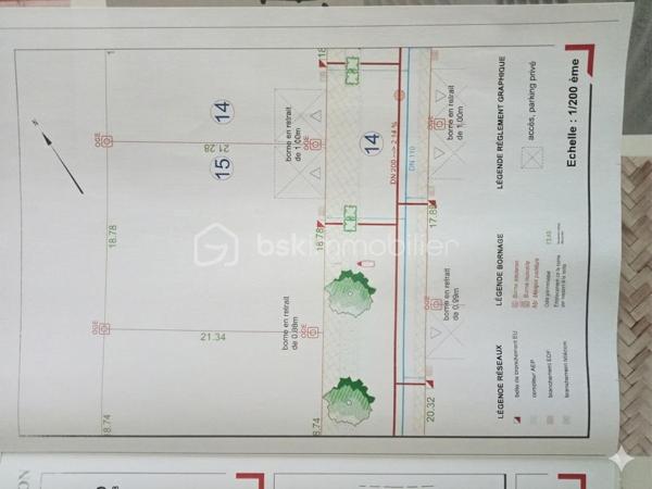 Lotissement de 400 m²