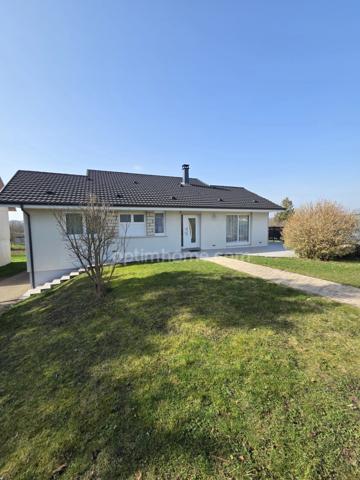 à vendre maison individuelle de plain pied sur sous-sol, 5 chambres et jardin à BRAS SUR MEUSE (55)