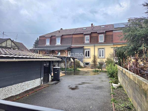 Maison mitoyenne 1O2 M² à Issenheim Terrain 275 m²