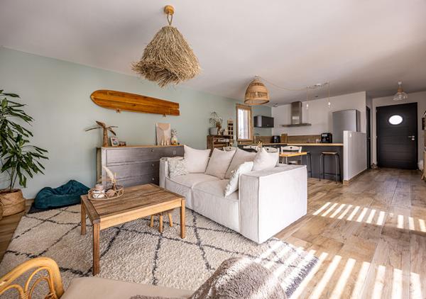 Maison plain pied, 3 chambres, grand garage