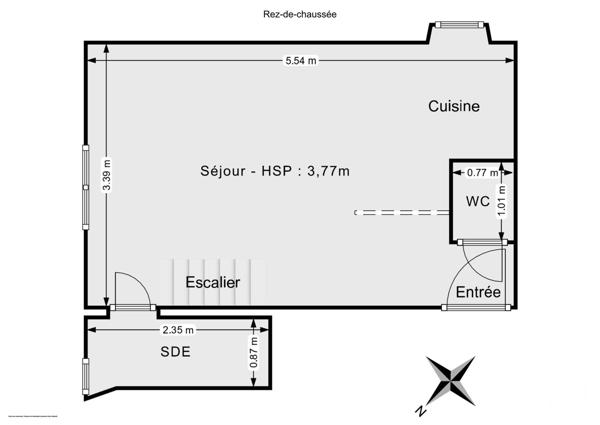 Appartement F1 à vendre  1 pièce - 25,35 m2 PARIS - 75012