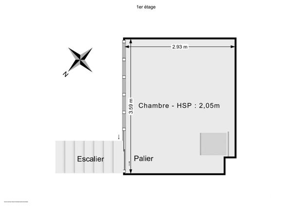 Appartement F1 à vendre  1 pièce - 25,35 m2 PARIS - 75012