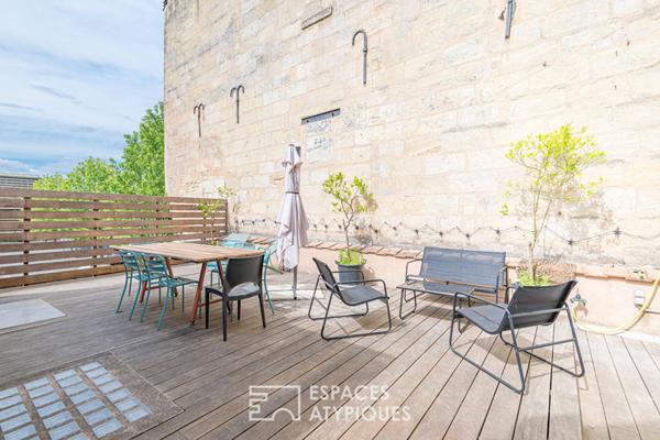 Appartement haussmannien avec terrasse aux Chartrons