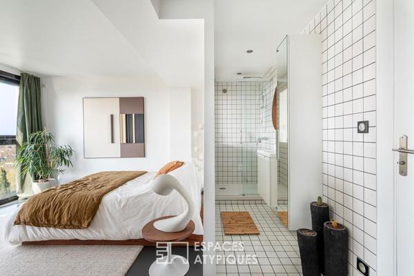 Maison d’architecte aux accents californiens, vue spectaculaire sur Paris