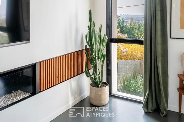 Maison d’architecte aux accents californiens, vue spectaculaire sur Paris