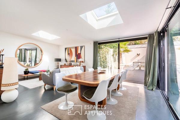 Maison d’architecte aux accents californiens, vue spectaculaire sur Paris