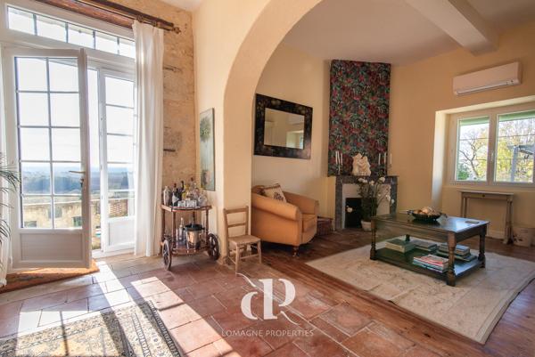 Saint-Clar (32380) Maison de village adorable et lumineuse avec vue sur les Pyrénées