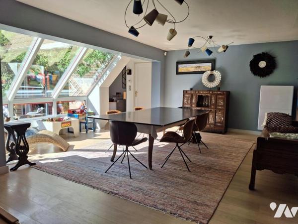 Maison individuelle construite en 1983 - 195m² habitables -GARAGE de 51m² + JARDIN 735m²