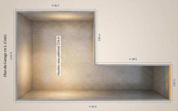 Stationnement à vendre    52 m2 Lyon 7