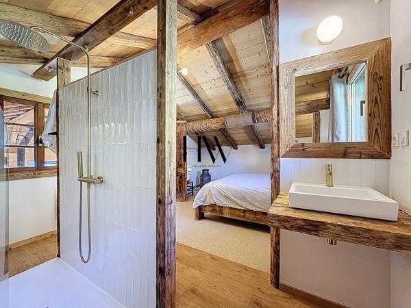 Chalet d’exception à proximité de Megève – Vue panoramique sur les Aravis et Crest-Voland