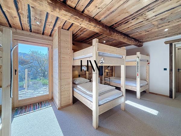 Chalet d’exception à proximité de Megève – Vue panoramique sur les Aravis et Crest-Voland