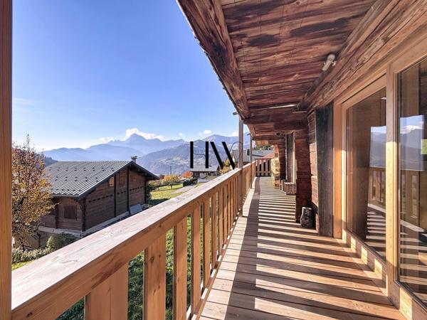 Chalet d’exception à proximité de Megève – Vue panoramique sur les Aravis et Crest-Voland