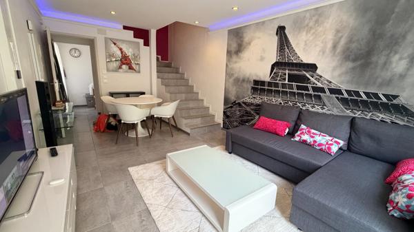 A LOUER APPARTEMENT MEUBLE F2 DUPLEX DE 56 m² PARIS 17ème