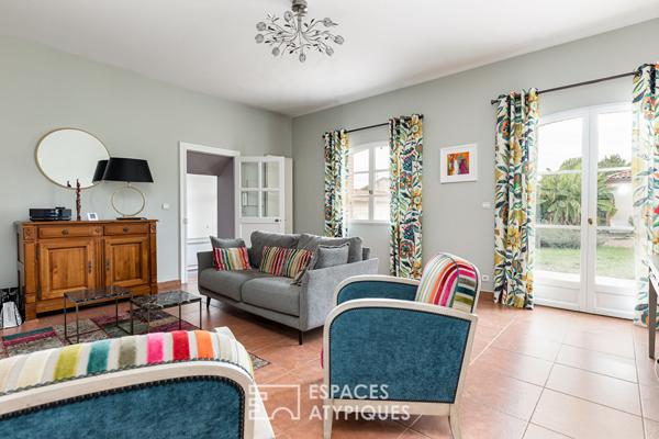 Maison de maître rénovée du XIXème siècles avec piscine à Gratentour