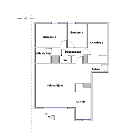 Appartement à vendre 4 pièces 76,35 m² Choisy-le-Roi