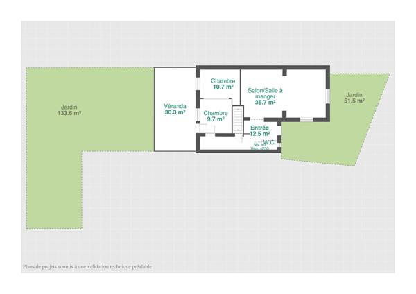 Maison plain-pied La ROCHELLE / LAGORD 3 pièce(s) 70 m2, Lagord 17140