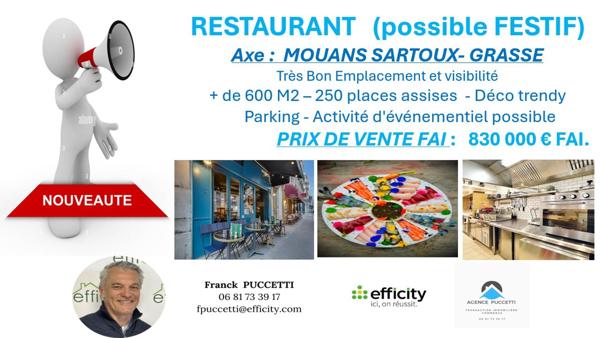 Fonds De Commerce - 650 m² Bien prestige