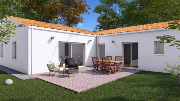 SAINT-GEORGES-DE-DIDONNE MAISON NEUVE 107,54 M2 VEFA DE PLAI