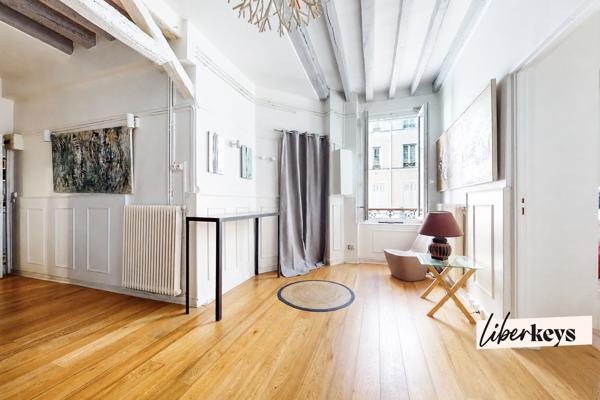 Charmant 3 pièces esprit loft avec double séjour