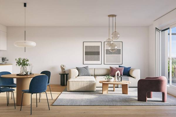 Appartement Nantes 3 pièces de 64.42 m2