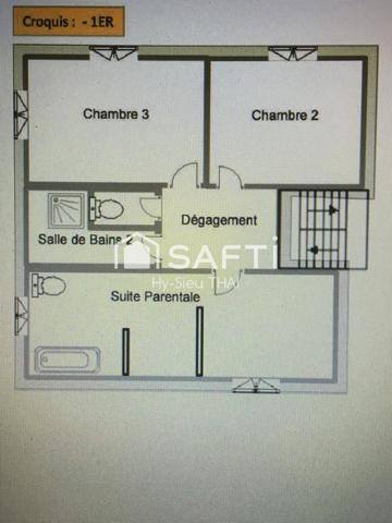 Maison de village, 2 étages, 5 pièces, jardin , garage à Nantua (01130)