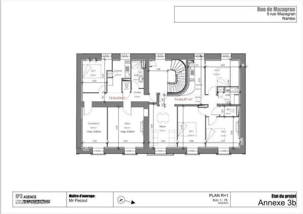 Appartement 4 pièces - 44100 Nantes