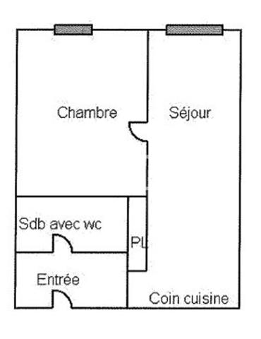 Appartement · Location Dijon (21000) 2 pièces · 35m²