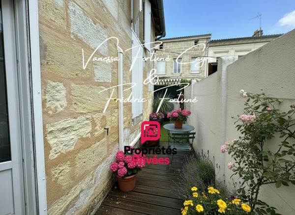 NOUVEAUTÉ  MAISON : Échoppe Libournaise de 80 m²