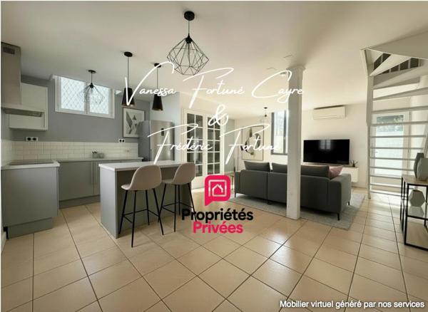 NOUVEAUTÉ  MAISON : Échoppe Libournaise de 80 m²