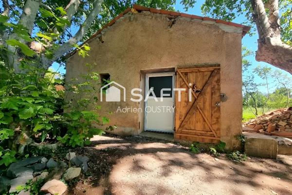 À vendre : Terrain rare avec mazet cadastré – Hérault