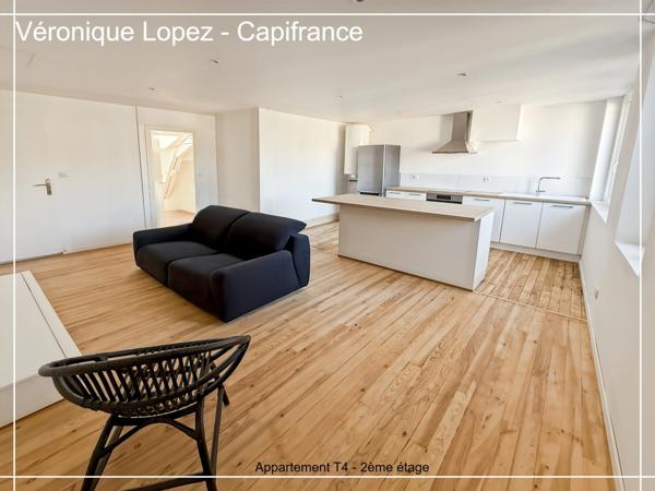 Exclusivité : Agen hyper centre, bel immeuble de caractère en pierre entièrement rénové avec 4 appartements, garage et jardin