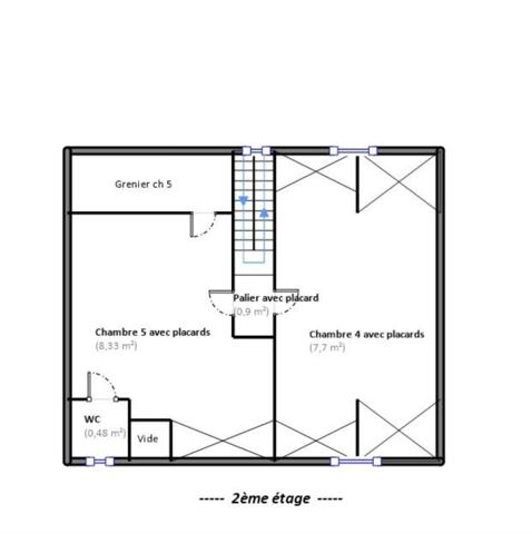 SAINT-NAZAIRE Centre/Plage — Maison Familiale - 155 m² ou Colocation 5-6 Chambres - Garage - Atelier — Jardin Clos