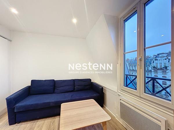 A vendre - Paris 17 : studio de 13,55m², refait à neuf, DPE E, ascenseur - idéal investisseur !