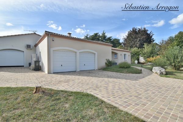 PUJOLS (47)-188 m² de confort et d’espace, 4 chambres, piscine et triple garage