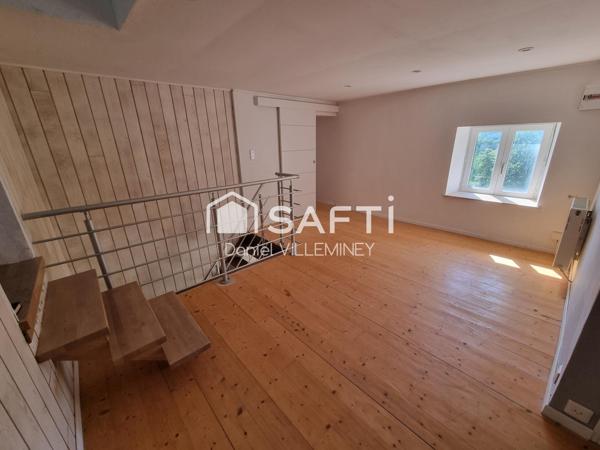 Maison ancienne rénové avec un grand terrain