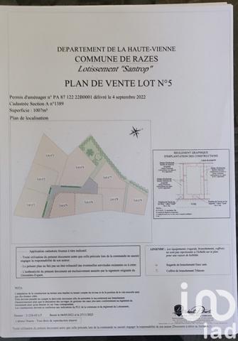 Terrain à vendre 1 007 m² Razès