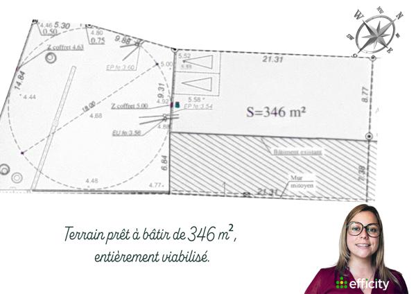 Terrain
        
        - 346 m² 68 700 €*