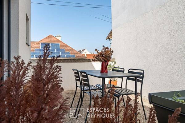 Duplex contemporain avec terrasse entre le centre-ville et la gare de Rueil-Malmaison