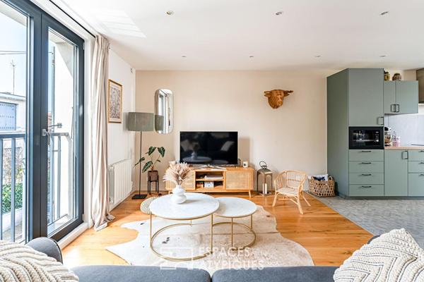 Duplex contemporain avec terrasse entre le centre-ville et la gare de Rueil-Malmaison