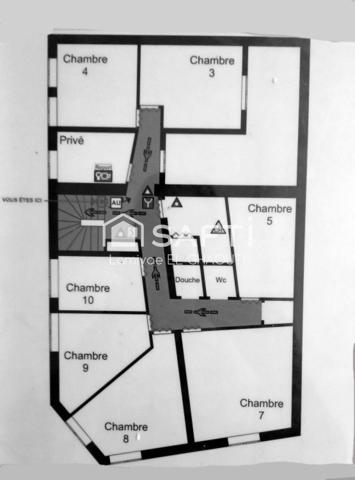 Grande BRASSERIE en ANGLE dont 8 CHAMBRES louées