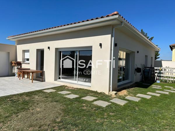 Magnifique Maison de 108m2, plain-pied avec garage!!